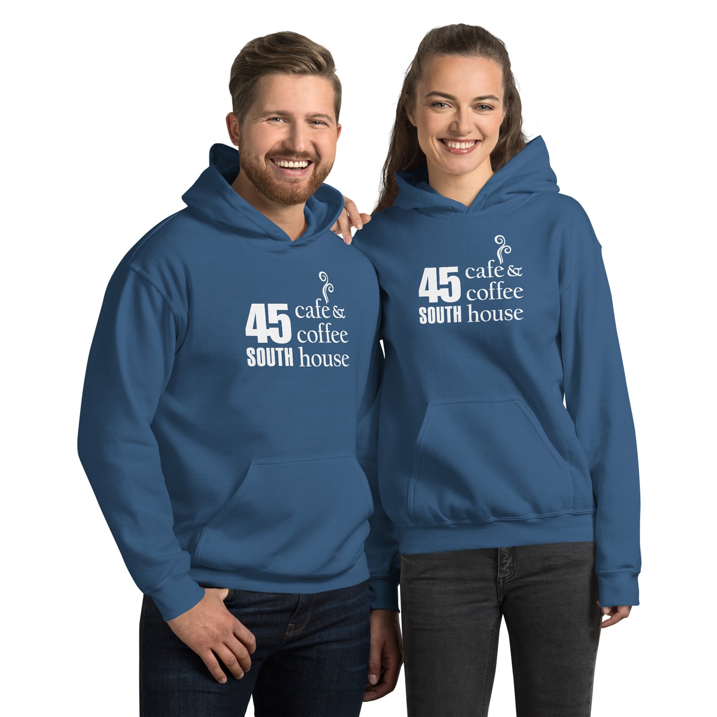 45 South Coffee Shop Unisex Hoodie Printed