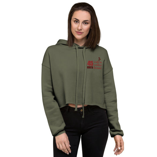 45 South Coffee Shop Crop Hoodie