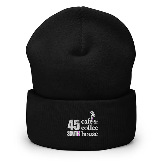 45 South Coffee Shop Cuffed Beanie