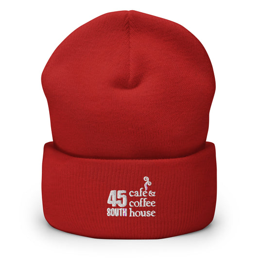 45 South Coffee Shop Cuffed Beanie