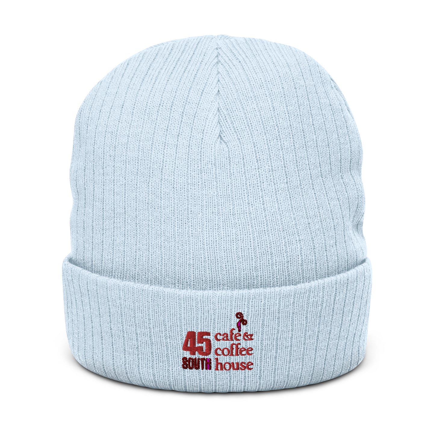 45 South Coffee Shop Ribbed knit beanie