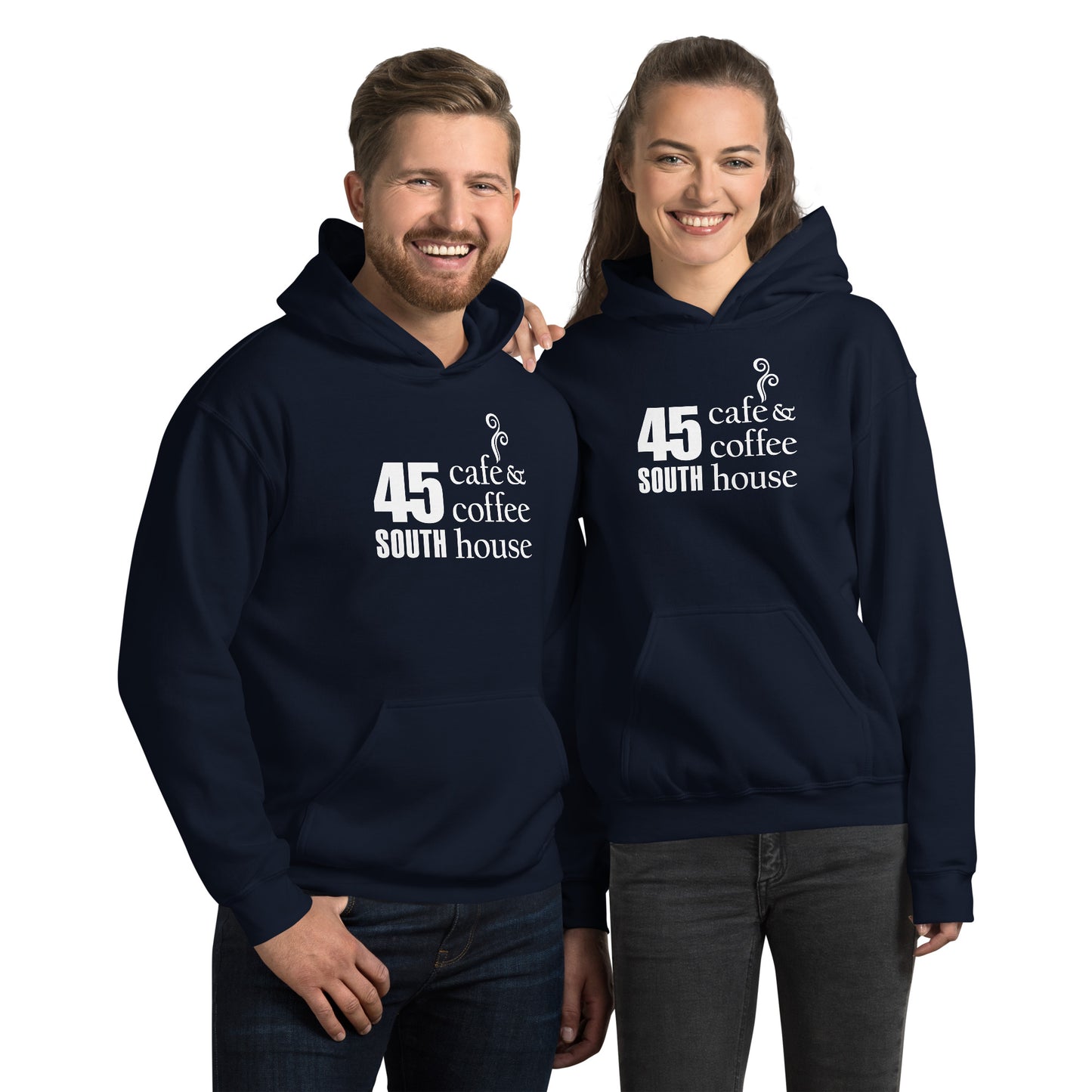 45 South Coffee Shop Unisex Hoodie Printed