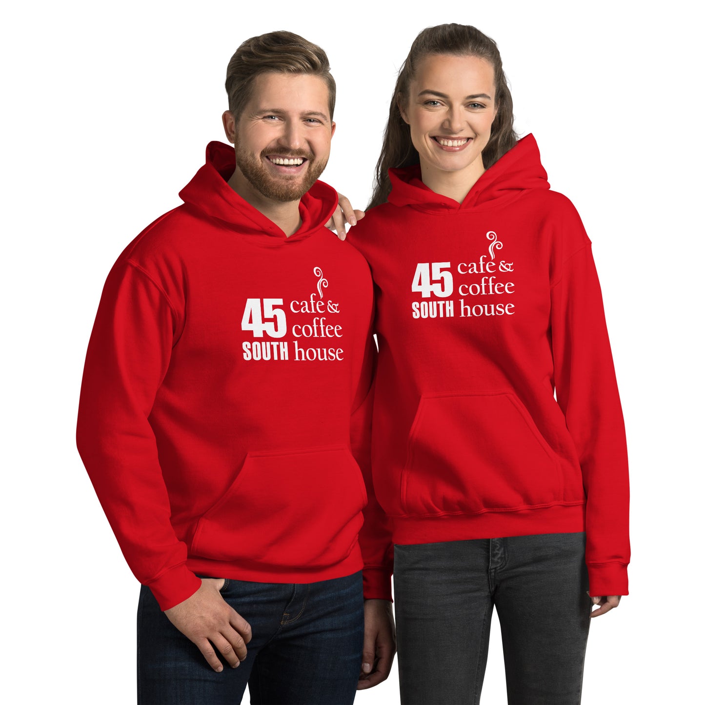 45 South Coffee Shop Unisex Hoodie Printed