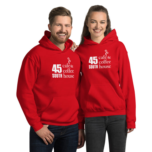 45 South Coffee Shop Unisex Hoodie Printed