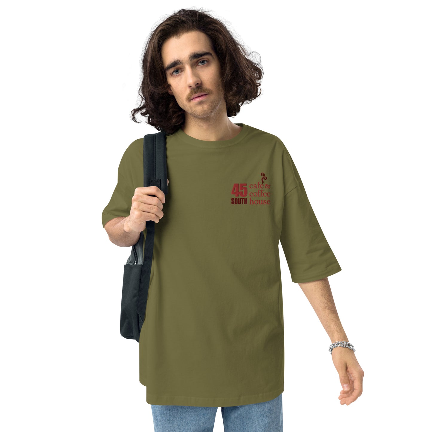 45 South Coffee Shop Oversized T-shirt