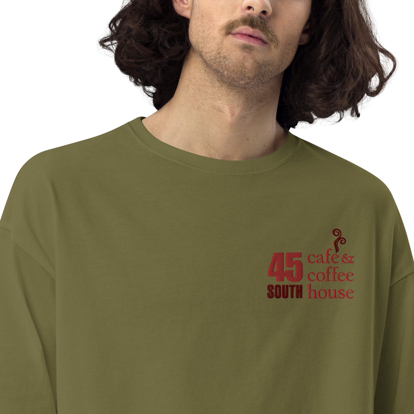 45 South Coffee Shop Oversized T-shirt