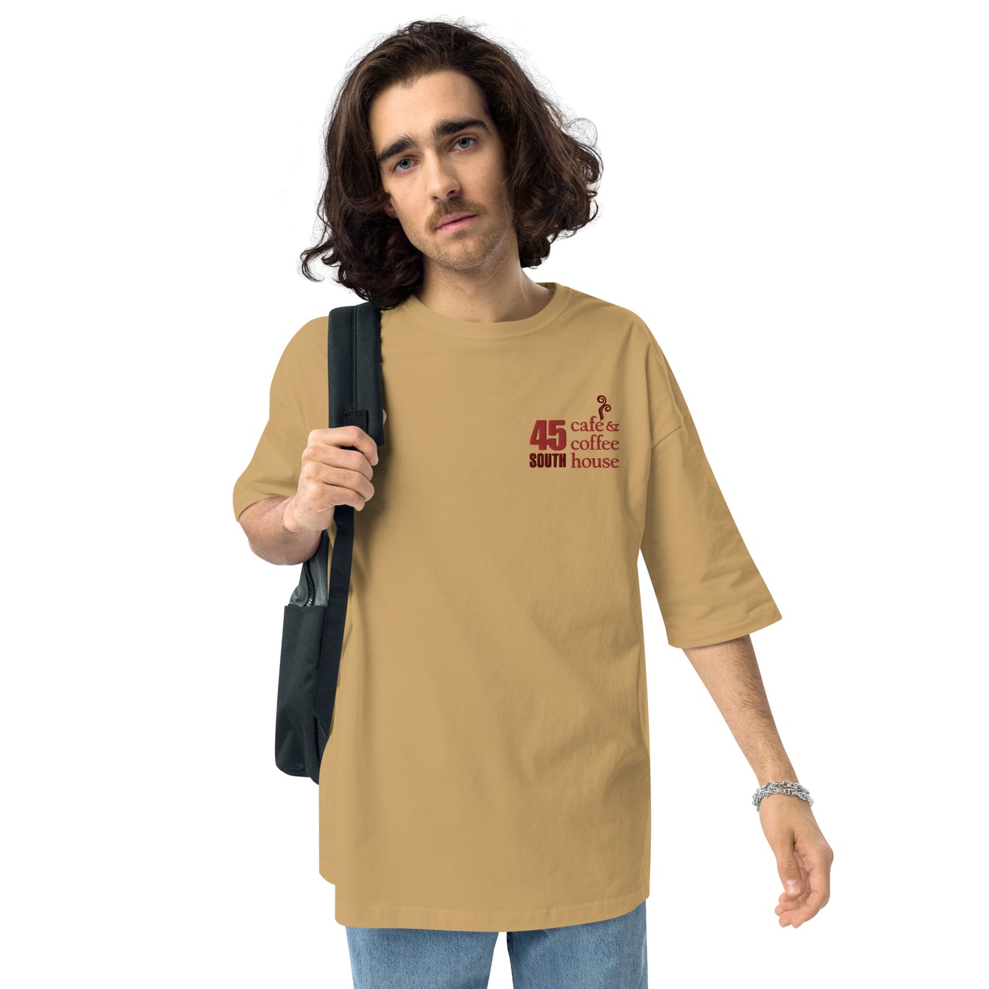 45 South Coffee Shop Oversized T-shirt
