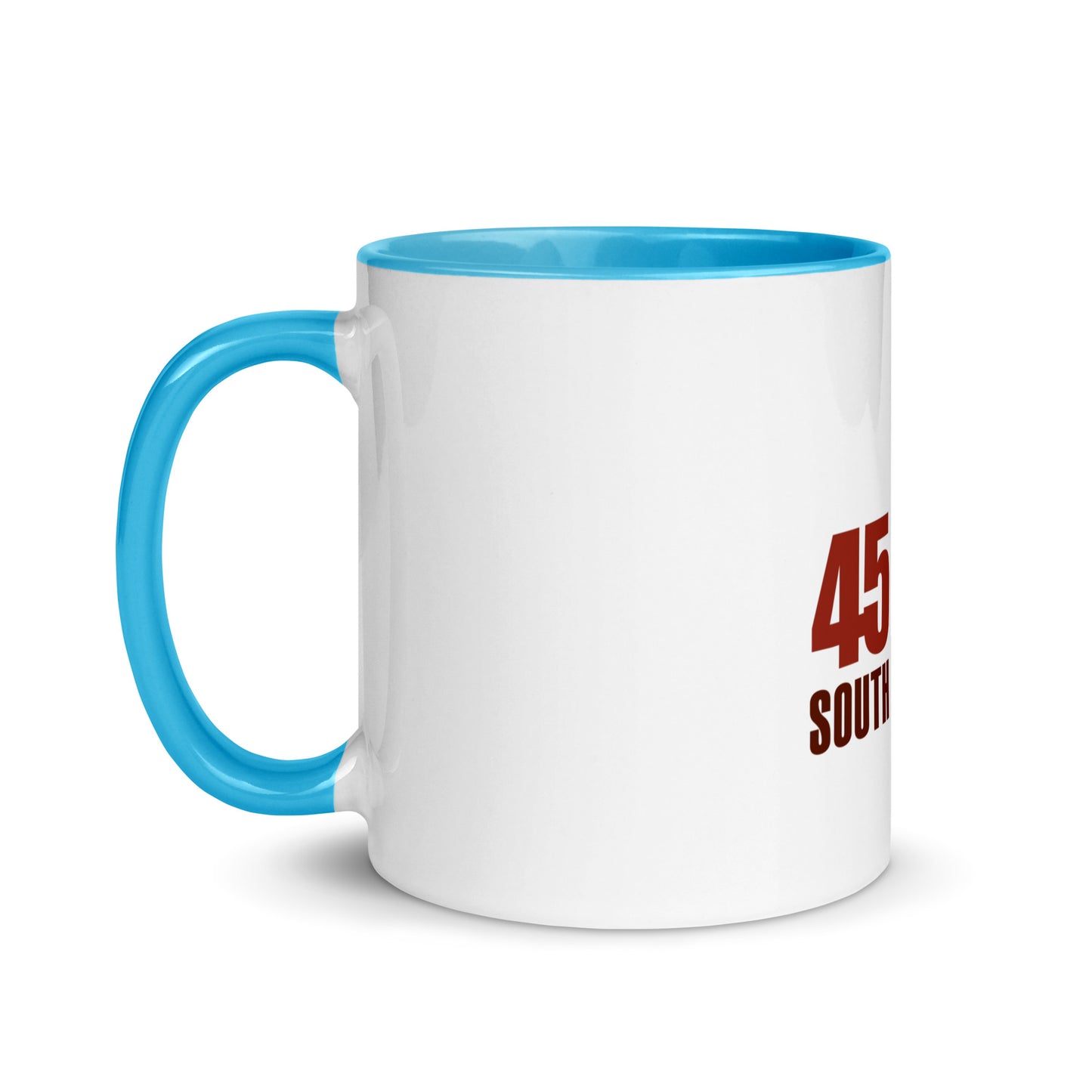 45 South Coffee Shop Mug With Color Inside