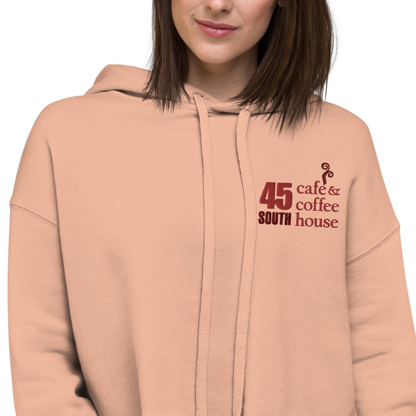 45 South Coffee Shop Crop Hoodie